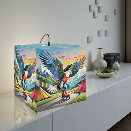 Eagle Skater Light Cube Lamp