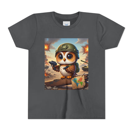 Owl on the Front Lines Youth Short Sleeve Tee