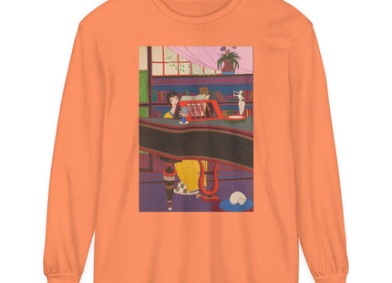 La Musique by Charles Martin Garment-dyed Long Sleeve T-Shirt