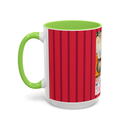 The Hallowe'en Cauldron In the Firelight's Gleam Colorful Mugs (11oz, 15oz)