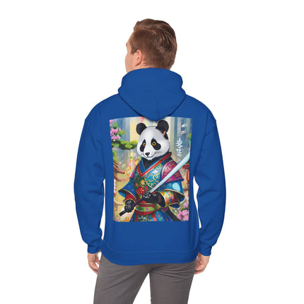 Cyberpunk Samurai Panda – Heavy Blend™ Hooded Sweatshirt