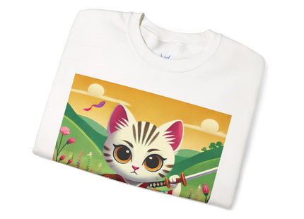 Samurai Kitten Unisex Heavy Blend™ Crewneck Sweatshirt