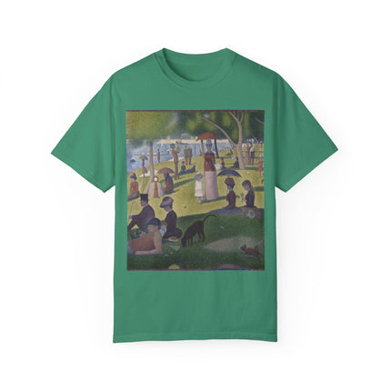 A Sunday on La Grande Jatte by Georges Seurat Unisex Garment-Dyed T-shirt