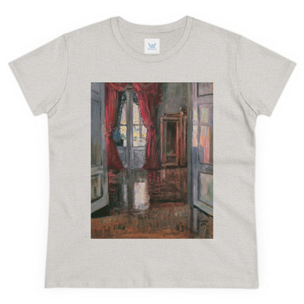 View into an Apartment by Egon Schiele Women's Midweight Cotton Tee