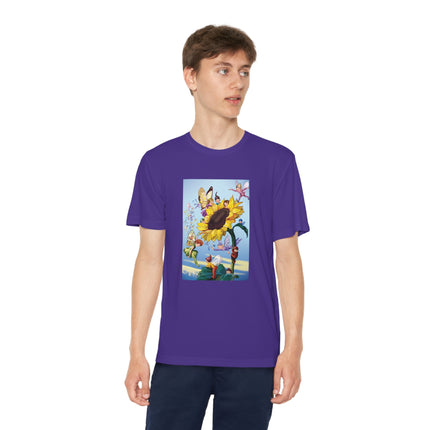 Sunflower Fairies by Margaret Tarrant Youth Competitor Tee – Golden Garden Magic & Storybook Wonder