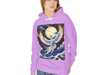 Majestic White Crane Hoodie
