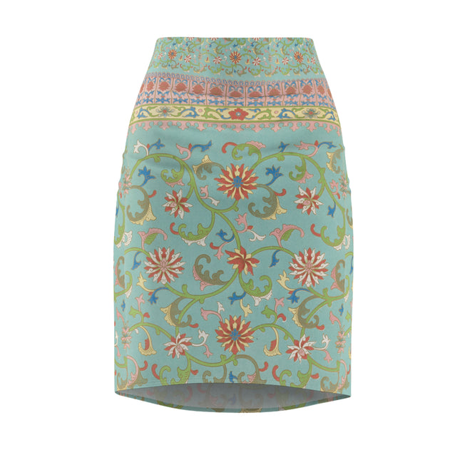 Chinese Ornament by Owen Jones Women's Pencil Skirt (AOP)