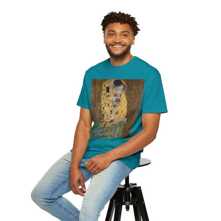 The Kiss by Gustav Klimt Unisex Garment-Dyed T-shirt