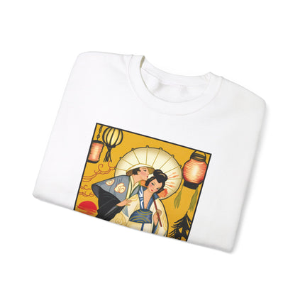 Golden Embrace Heavy Blend™ Crewneck Sweatshirt