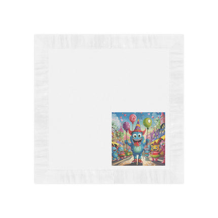 Monster Parade Madness White Coined Napkins