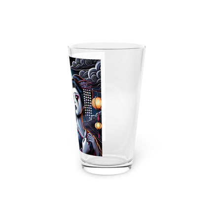 Geisha’s Black Ink Tears Glass, 16oz