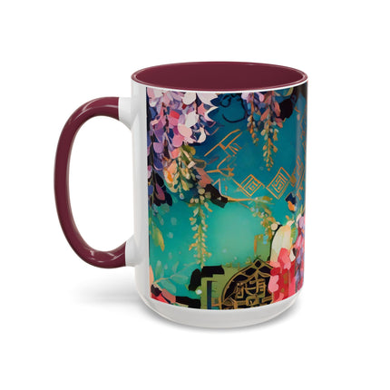 Golden Wisteria Symphony Colorful Mugs (11oz, 15oz)