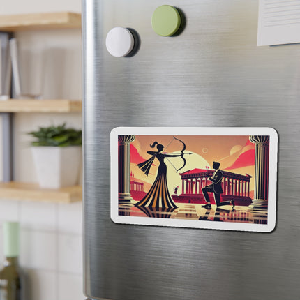 Art Deco Valentine's Romance Die-Cut Magnets (5 Sizes)