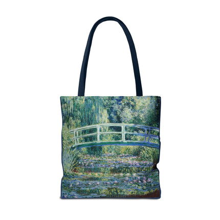 Water Lilies and Japanese Bridge by Claude Monet Tote Bag (AOP)