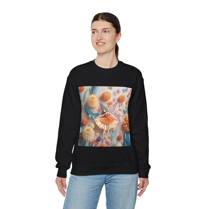 Dahlia Fairy Unisex Heavy Blend™ Crewneck Sweatshirt