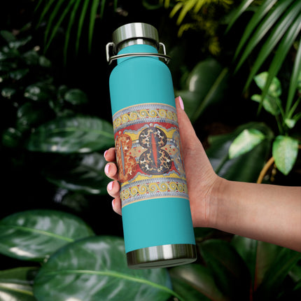 Reproduction of the Shield Frieze by Emile Gilliéron Copper Vacuum Insulated Bottle, 22oz