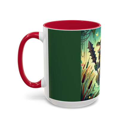 Swamp Tyrant Colorful Mugs (11oz, 15oz)
