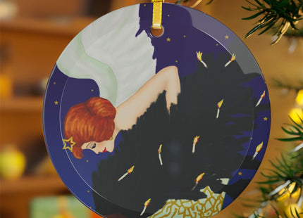 The Christmas Angel Glass Ornament