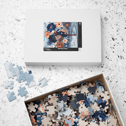 ☂️🌺 The Lady Of The Traveling Garden Puzzle – Art Deco Floral Adventure