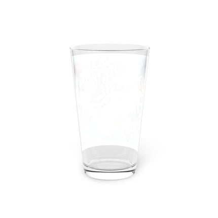 Lionfish & Lantern Pint Glass – Mystical Ocean & Asian Harmony