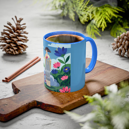 Garden Of New Beginnings Colorful Mugs – Art Deco Floral Elegance