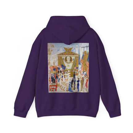 The Cathedrals of Wall Street by Florine Stettheimer Heavy Blend™ Hooded Sweatshirt