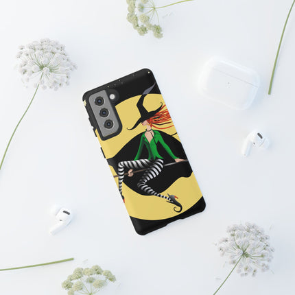 A Witch’s Moonlit Flight Phone Cases