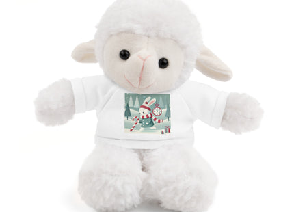 Candy Cane Timekeeper Bunny Stuffed Animals with Tee