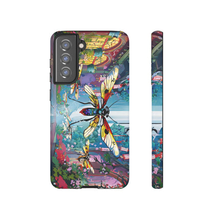 Neon Swarm Phone Cases