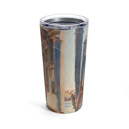 Gondola Moorings on the Grand Canal by John Singer Sargent Tumbler 20oz