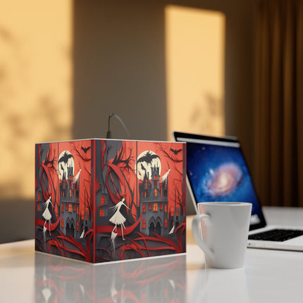 Halloween Night Scene Light Cube Lamp