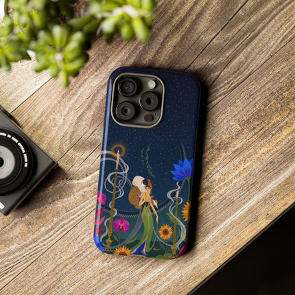 🌙🕯️ The Lady Of The Midnight Garden Phone Case – Art Deco Nocturne