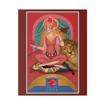 July & Ruby – Sofia Chiostri’s Scarlet Art Deco Gem