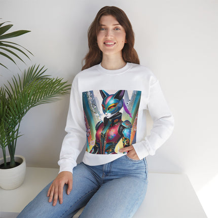 Cyberpunk Chic Unisex Heavy Blend™ Crewneck Sweatshirt