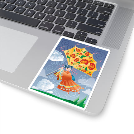 Flight of Blossoms Kiss-Cut Stickers (4 Sizes)