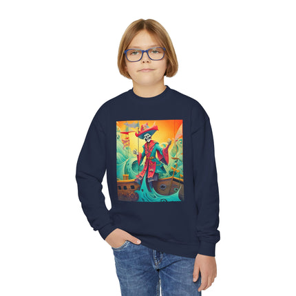 Skeleton Crew of the Misty Seas Youth Crewneck Sweatshirt