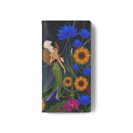 🌙🕯️ The Lady Of The Midnight Garden Flip Case – Art Deco Nocturne