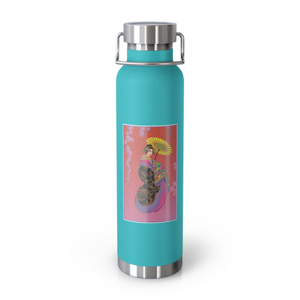 Enchanting Geisha Copper Vacuum Insulated Bottle, 22oz