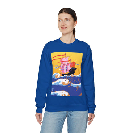 Golden Seas and Whimsical Dreams Heavy Blend™ Crewneck Sweatshirt