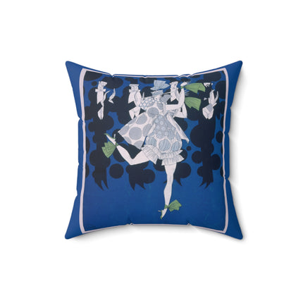 Where is my boy tonight by Ralph Barton Spun Polyester Square Pillow