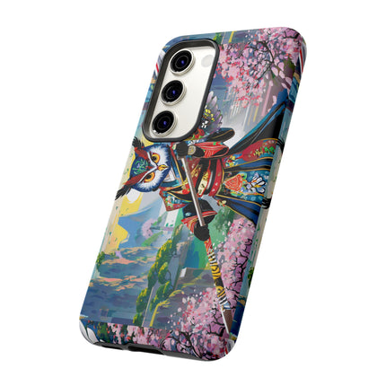 Cyberpunk Samurai Owl Phone Cases