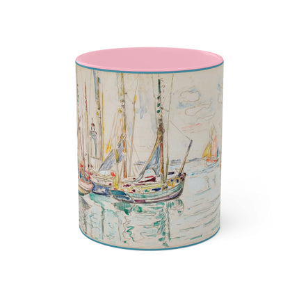 Groix by Paul Signac Colorful Mugs, 11oz