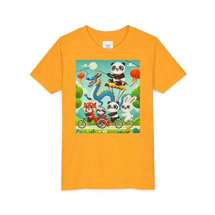 Rolling Along Together Youth Short Sleeve Tee