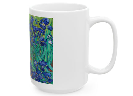 Irises by Vincent Van Gogh Ceramic Mug (11oz, 15oz)