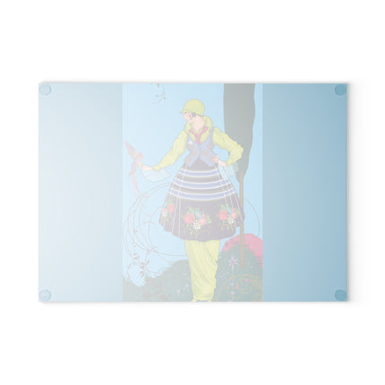 Exquisite Elegance by Umberto Brunelleschi Glass Cutting Board
