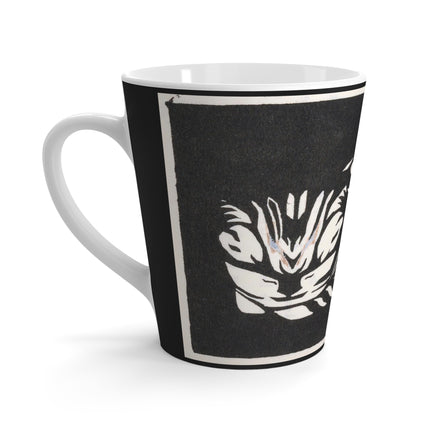 December (Cat Lying) by Anna Julia de Graag Latte Mug