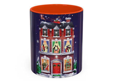 A Christmas Eve Celebration Colorful Mugs (11oz, 15oz)