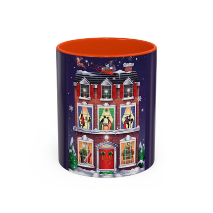 A Christmas Eve Celebration Colorful Mugs (11oz, 15oz)