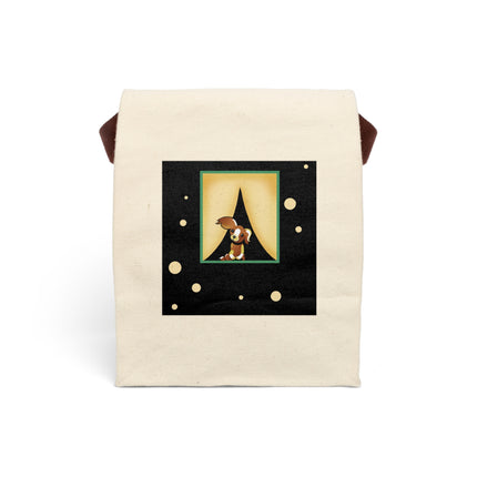 Playful Paws Canvas Lunch Bag With Strap