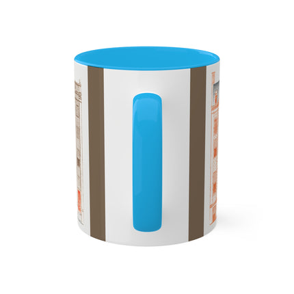 Amsterdam Canal Houses by Johan Teyler Colorful Mugs, 11oz